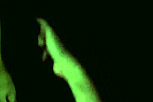 In the dark, a petite Latina teen moans loudly while getting slapped during intense doggystyle sex with a hardcore pornstar prostitute.