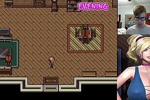 I-I can't stop groping Professor Cherry's huge boobs in this uncensored hentai anime