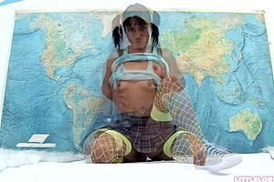 Little Lorie Teases Alone