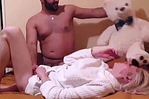 How does she stay quiet during hardcore butt fucking and orgasms?