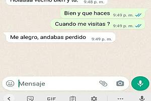 WhatsApp Video with Neighbor