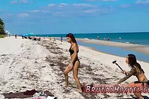 Lingerie bondage and big tit rough sex excited young 18+ tourists 😈💥