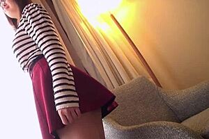 Shoko Kisaragi follows me for a blowjob with her big tits