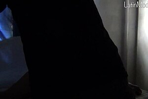 Silly Latina Strips Naked Under Sheets