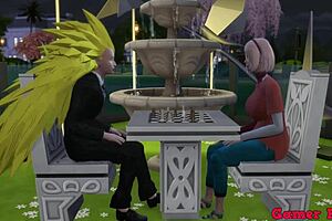 Hinata and friends enjoy an outdoor adventure with Sakura