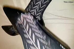 webcam fetish session with italian milf