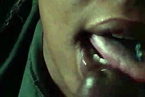 Watch This Pregnant Babymama Give Amazing Blowjob And Get Facial From Big Black Cock