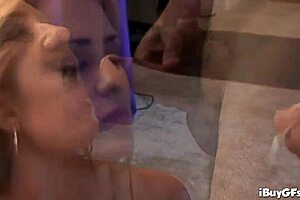 blonde trina michaels bent over with big tits gets hardcore ass fucking and cum in mouth