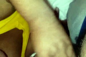 tonya sucking my ebony cock in homemade amateur scene