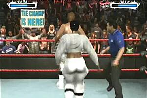 Garcella battles Alissa in fantasy wrestling.