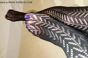 webcam fetish session with italian milf