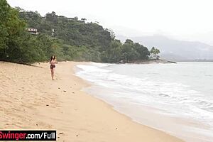 i picked up amanda borges on the beach for anal sex