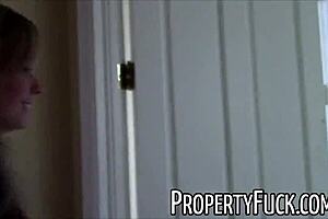 pervert fucks bent over petite real estate agent doggystyle pov