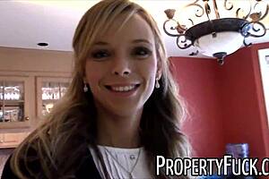 pervert fucks bent over petite real estate agent doggystyle pov