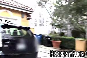 pervert fucks bent over petite real estate agent doggystyle pov