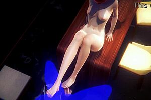 ann takamari gets fucked twice and footjob in persona 5 hentai 😈💦