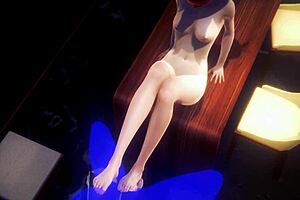 ann takamari gets fucked twice and footjob in persona 5 hentai 😈💦