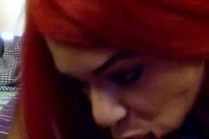 kawanda says she loves sucking that big cock deep and hard