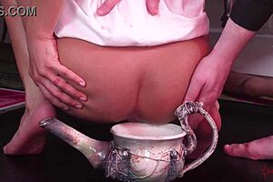 Kira noire explores piss fetish in ebony bondage scene