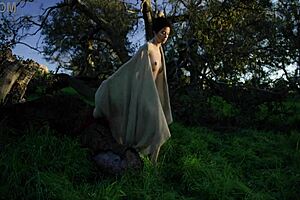 teen maid masturbates in cosplay