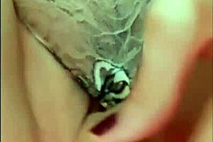 does my wife film her panties before dildo play?