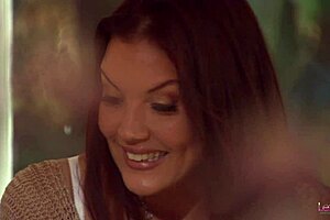 couples therapist guides lesbian teens to fuck on sofa