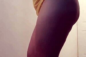 Ximena performs a sensual dance with a black partner in 2018.