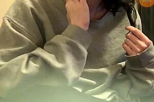 Girl Feels Joyful On Webcam Chat