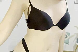 This mature MILF provokes with her big tits!