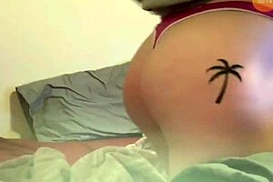 Girl Feels Joyful On Webcam Chat