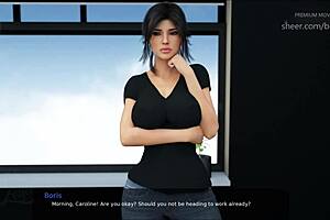 Step Sister's Face Covered in Cum, Contrasting Taboo with Milfy City