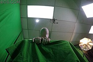 I explore Scarlett Johnson's pussy with a pink morph in intense POV fetish action.