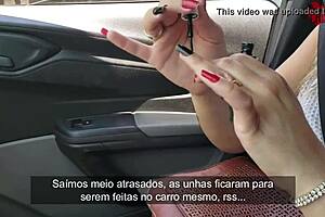 Cristina Almeida Becomes Dessert at Restaurant