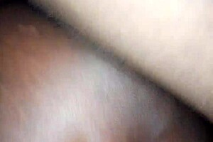 Thick Cumshot from Side Fuck Ebony Chick