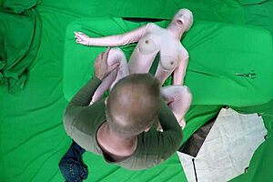 I explore Scarlett Johnson's pussy with a pink morph in intense POV fetish action.