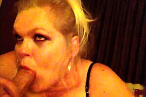 jenna jaymes deepthroats and gags on monster cock in amateur scene