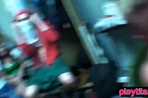 Do these teens fuck right away at the party?