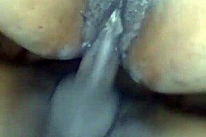 watch this ebony babe squirt on my big black cock