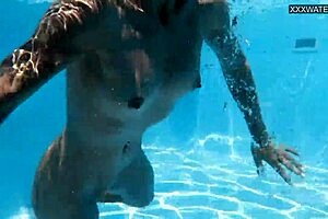 Dive into an underwater adventure with Hungarian teen 18+ bikini girls. Their juicy moves captivate in public pools.