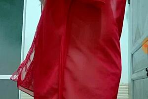 Teen girl masturbates intensely in part nine of the series