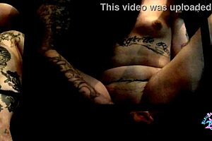 Sucking big cock in cage?