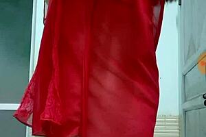 Teen girl masturbates intensely in part nine of the series