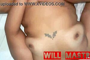 BBW Brazilian Cousin Gives Relaxing Massage, Then Sucks Cock