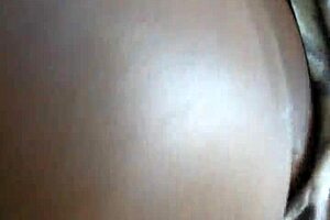 Hey, that ebony big ass bent over for doggystyle pounding and cumshot