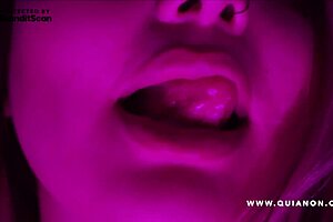 Quianon, Sexy Colombian Girl, Masturbates with Dirty Talk in Solo Tutorial