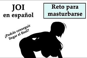 Can you jerk off to the end with spanish voice?
