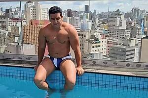 i fucked yuri in the pool and bathroom on a summer day