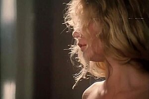 Hot threesome with blonde and redhead teens involving blowjob and cumshot