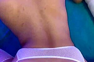 Big Tits Amateur Sami Parker Gives Blowjob In Pigtails, Missionary POV Riding In Fishnets And Stockings In Bedroom