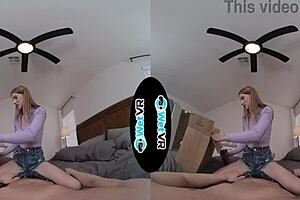 busty octavia red's vr debut: 'blowjob or sex?'